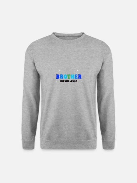 BROTHER Quote - Unisex Pullover - Weißgrau meliert
