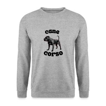 Cane corso - Sweat-shirt Unisexe - gris chiné - Devant - Alina (178cm) & Michal (187cm)