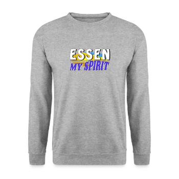 NOURRITURE MON - Sweat-shirt Unisexe - gris chiné - Devant - Alina (178cm) & Michal (187cm)