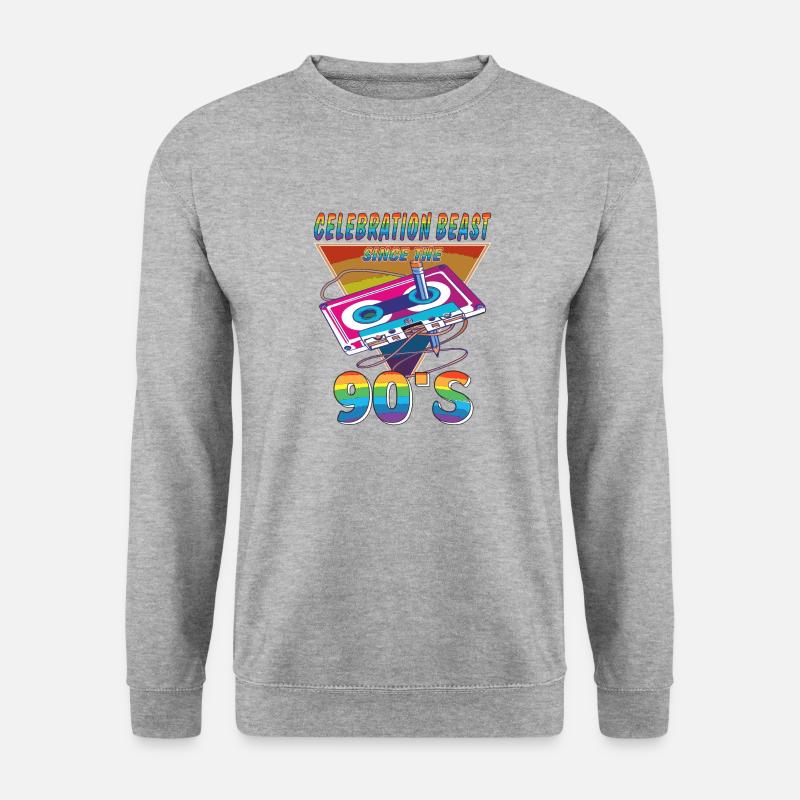 CASSETTE CELEBRATION BEAST 90S - Unisex Sweatshirt - salt & pepper