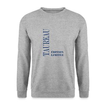 Taureau - Sweat-shirt Unisexe - gris chiné - Devant - Alina (178cm) & Michal (187cm)
