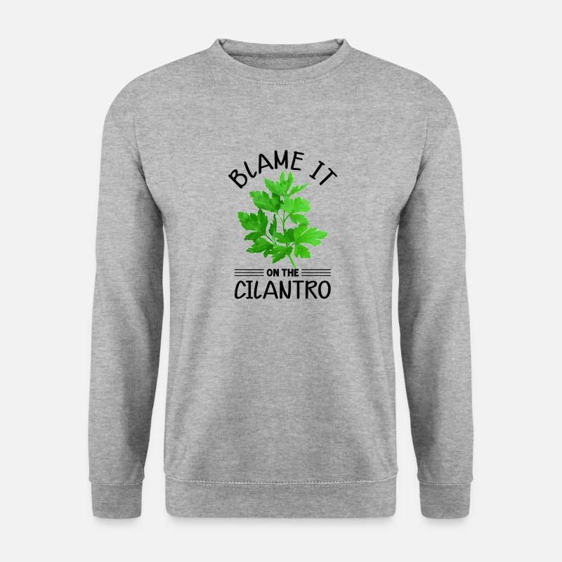 Anti Koriander - Unisex Pullover - Weißgrau meliert