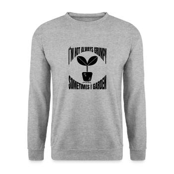 Gardener Garden Hobby Gardener Gardening Gardening - Unisex Sweatshirt - salt & pepper - Front - Alina (178cm) & Michal (187cm)