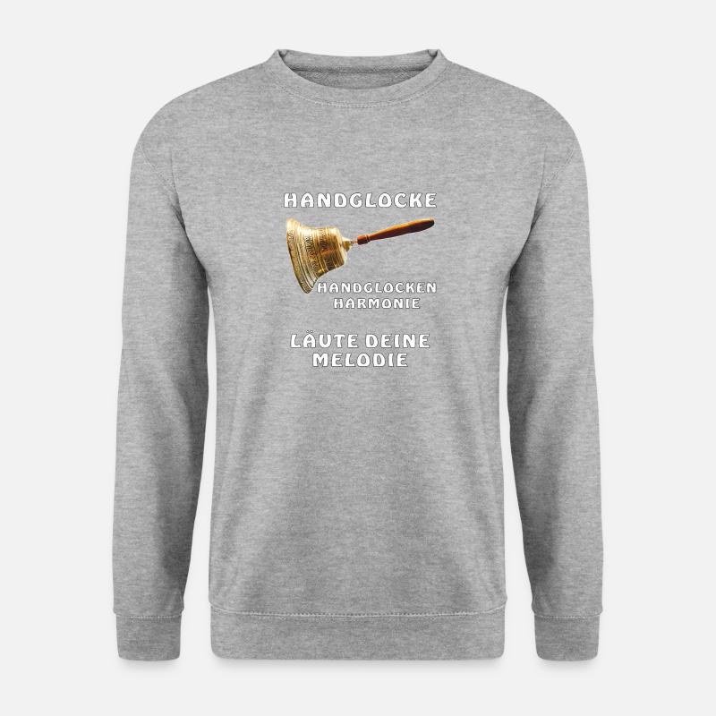 HANDBELL RING YOUR MELODY - Unisex Sweatshirt - salt & pepper