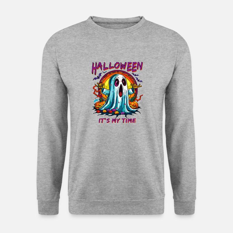 HALLOWEEN IT'S MY TIME - Unisex Sweatshirt - salt & pepper