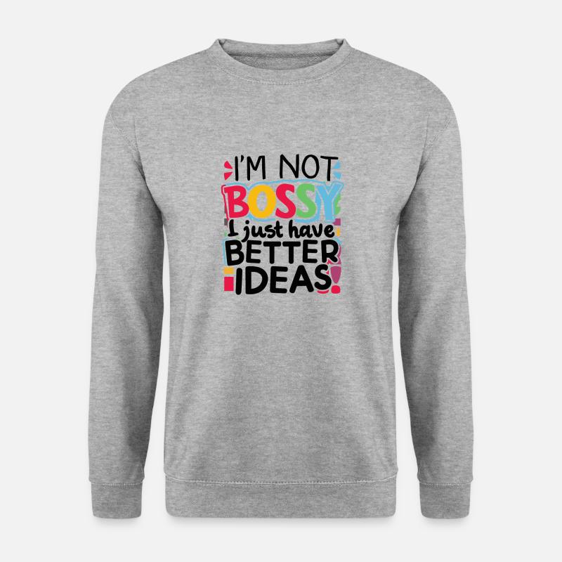 BETTER IDEAS - Unisex Sweatshirt - salt & pepper