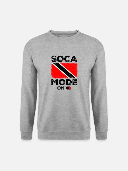 Soca Trinité-et-Tobago - Sweat-shirt Unisexe - gris chiné