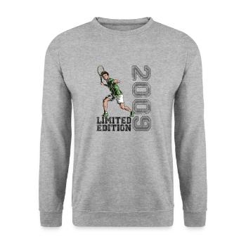 Limited Edition 2009 Limited Edition Tennis - Unisex Sweatshirt - salt & pepper - Front - Alina (178cm) & Michal (187cm)