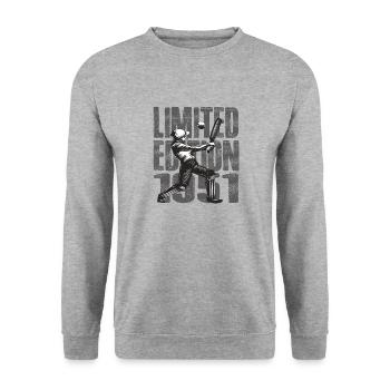 Édition limitée 1951 Édition limitée Cricket - Sweat-shirt Unisexe - gris chiné - Devant - Alina (178cm) & Michal (187cm)
