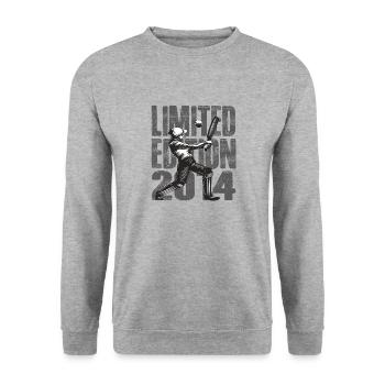 Limited Edition 2014 Limited Edition Cricket - Unisex Pullover - Weißgrau meliert - Vorne - Alina (178cm) & Michal (187cm)