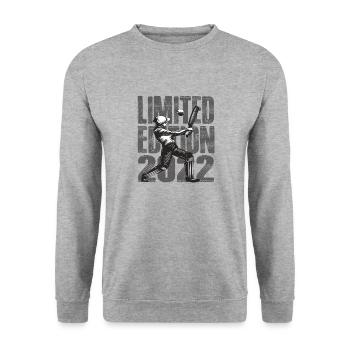 Limited Edition 2022 Limited Edition Cricket - Unisex Pullover - Weißgrau meliert - Vorne - Alina (178cm) & Michal (187cm)