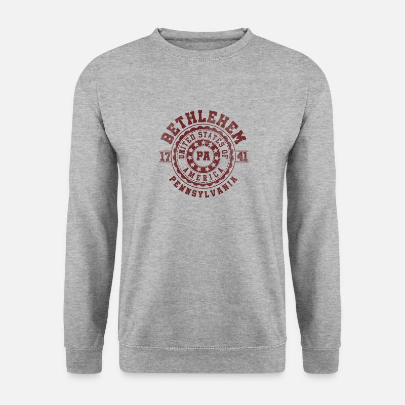 Bethlehem PA | Pennsylvania - & Gift - Unisex Sweatshirt - salt & pepper