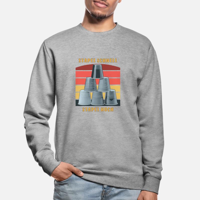 STACKING STACK FAST STACK UP Unisex Sweatshirt
