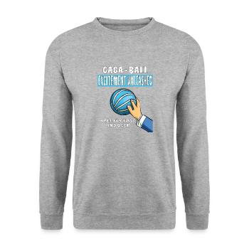 GAGA BALL EXCITEMENT UNLEASHED - Unisex Sweatshirt - salt & pepper - Front - Alina (178cm) & Michal (187cm)