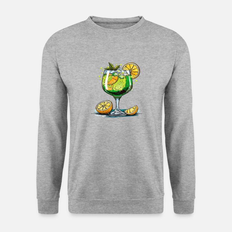 MÉLANGE DE BOISSON VERT - Sweat-shirt Unisexe - gris chiné