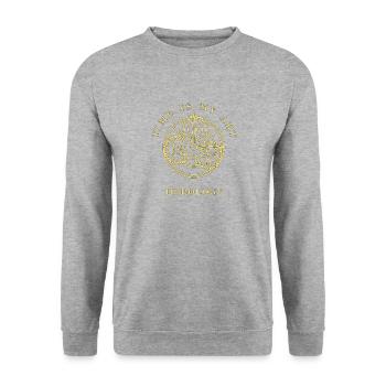 HOROLOGY MOVEMENT - Unisex Sweatshirt - salt & pepper - Front - Alina (178cm) & Michal (187cm)