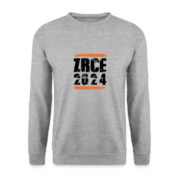 Zrce 2024 Team - Unisex Pullover - Weißgrau meliert - Vorne - Alina (178cm) & Michal (187cm)
