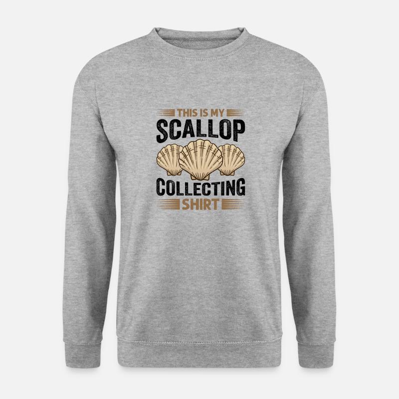 Seashell Shell Collector Scallop - Unisex Sweatshirt - salt & pepper