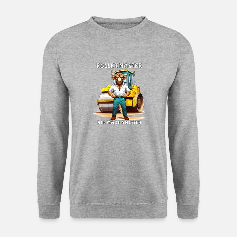 ROLLER MASTER TOUT EN DOUCEUR - Sweat-shirt Unisexe - gris chiné