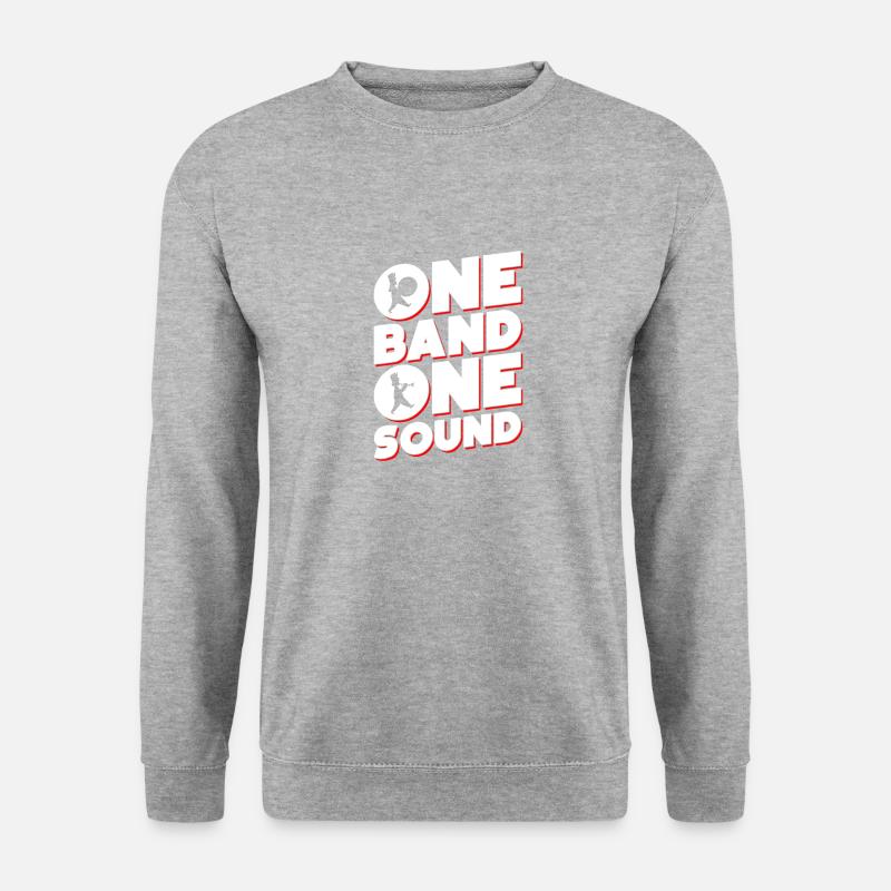 Eine Band Ein Sound - Unisex Pullover - Weißgrau meliert