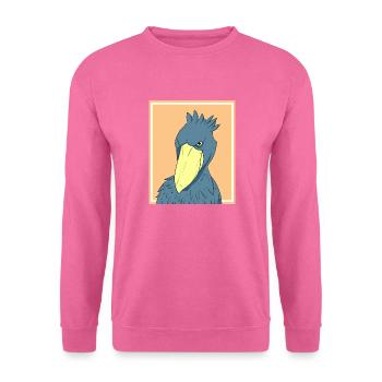 Oiseau à bec-en-sabot Ornithologue Forêt I Cadeau - Sweat-shirt Unisexe - rose - Devant