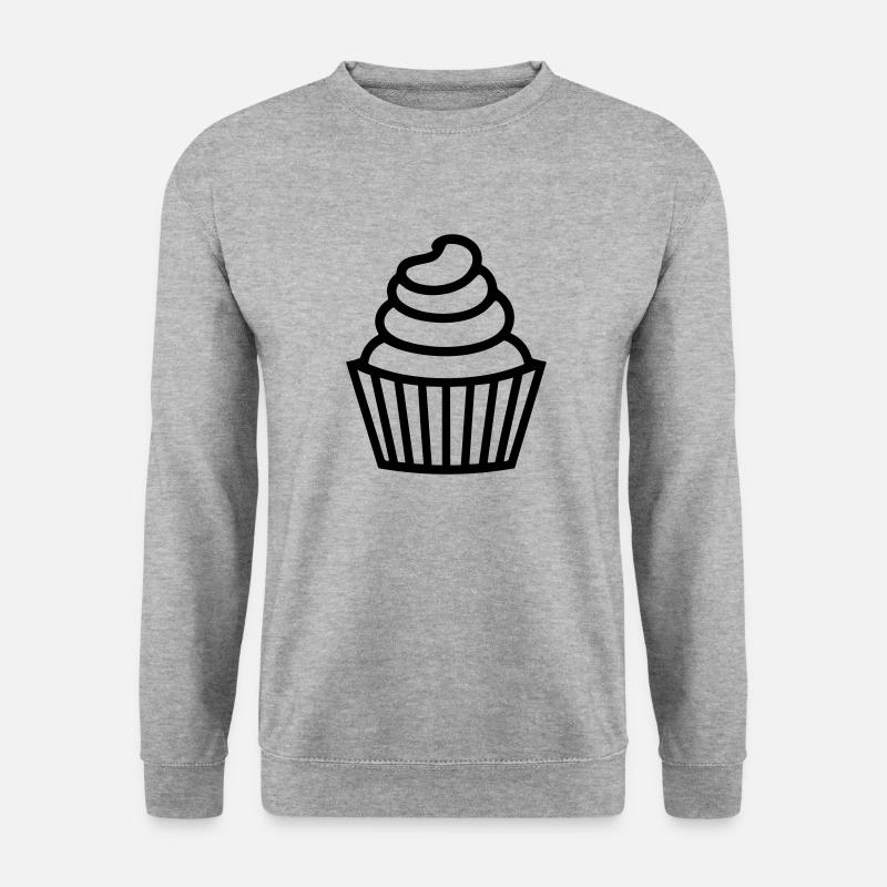 Cupcake - Unisex Pullover - Weißgrau meliert
