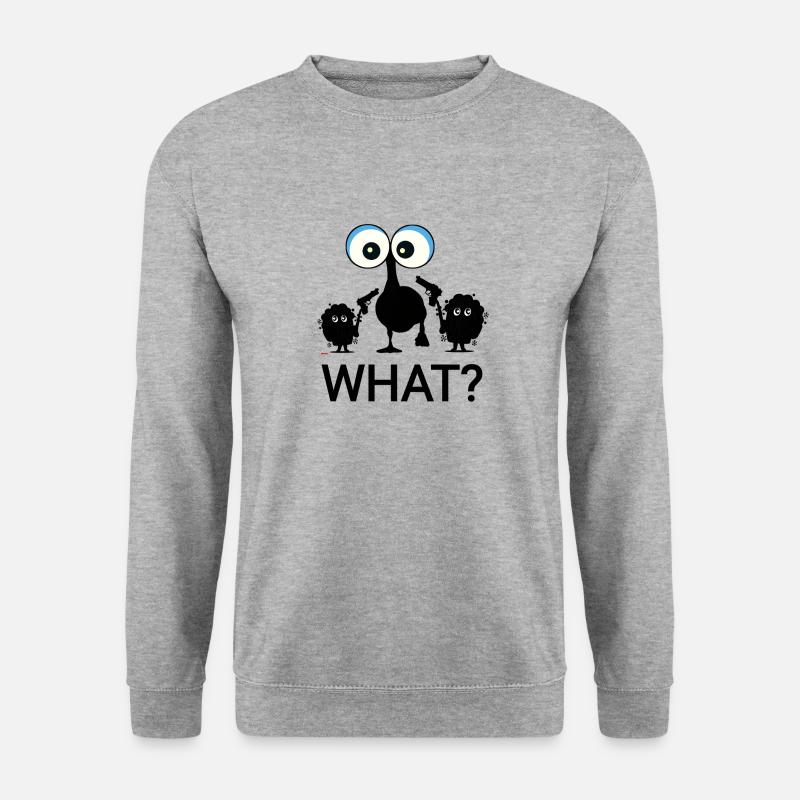 Gans - Unisex Pullover - Weißgrau meliert