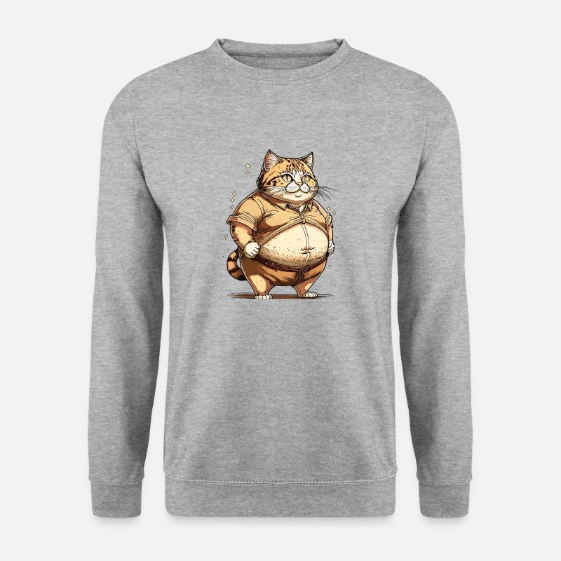 CAT DICK - Unisex Sweatshirt - salt & pepper