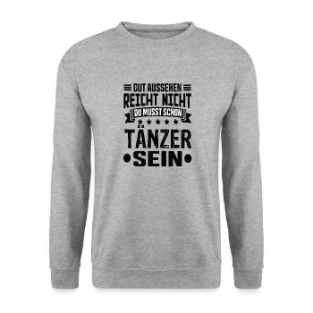 Danseur - Sweat-shirt Unisexe - gris chiné - Devant - Alina (178cm) & Michal (187cm)