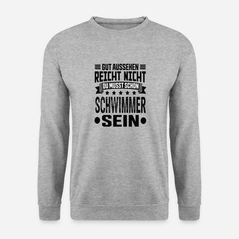 Swimmer - Unisex Sweatshirt - salt & pepper