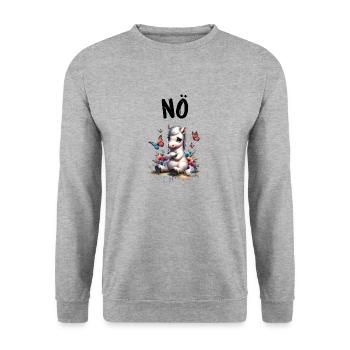 Cheval Drôle Dire Nope Cavalier Amoureux des chevaux - Sweat-shirt Unisexe - gris chiné - Devant - Alina (178cm) & Michal (187cm)