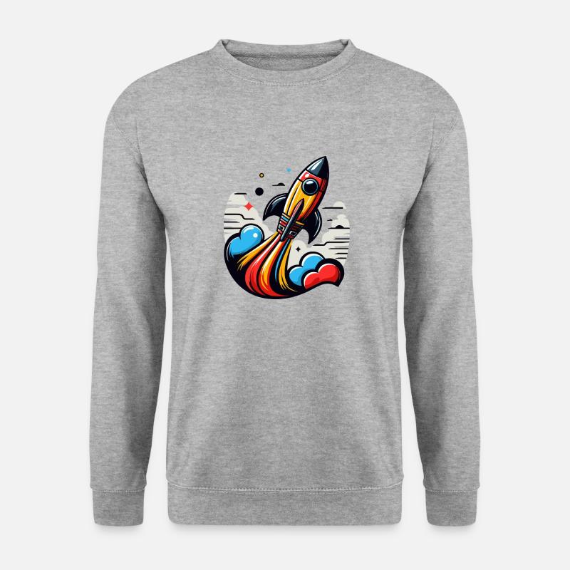 ROCKET - Unisex Sweatshirt - salt & pepper