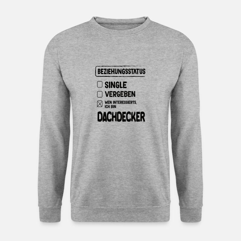 Roofer Relationship Status - Unisex Sweatshirt - salt & pepper