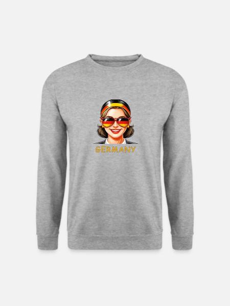 GERMANY WOMAN - Unisex Sweatshirt - salt & pepper