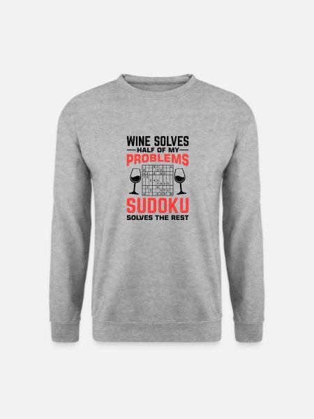 Funny Sudoku Saying - Unisex Sweatshirt - salt & pepper