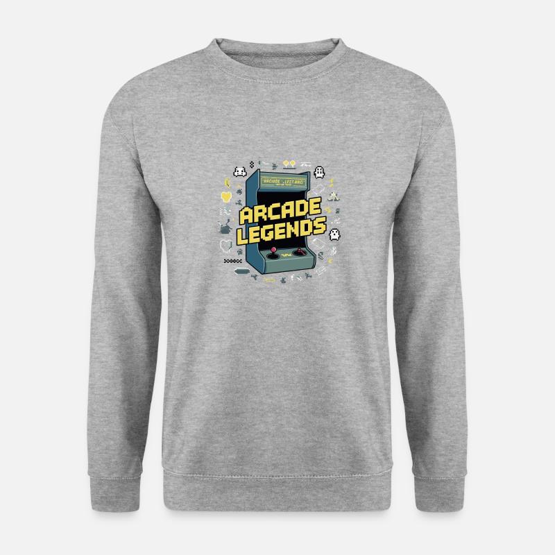 ARKADEN-LEGENDEN - Unisex Pullover - Weißgrau meliert