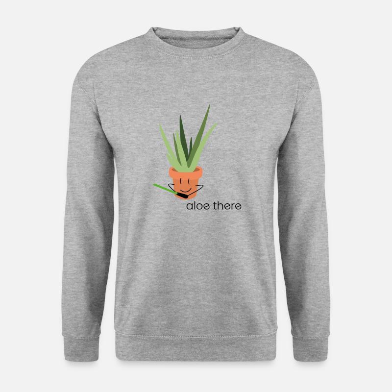 Aloe There - Unisex Pullover - Weißgrau meliert