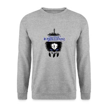 Attrape-rêves - Roche - Vélo - Sweat-shirt Unisexe - gris chiné - Devant - Alina (178cm) & Michal (187cm)