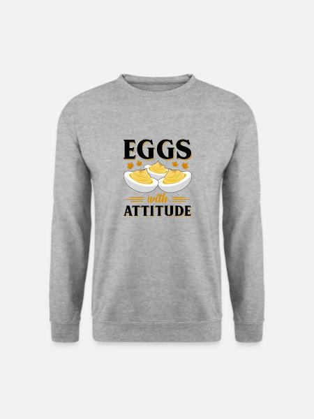 Devil's Egg Spell - Unisex Sweatshirt - salt & pepper