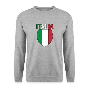 Italie Italien Italien Italie - Sweat-shirt Unisexe - gris chiné - Devant - Alina (178cm) & Michal (187cm)