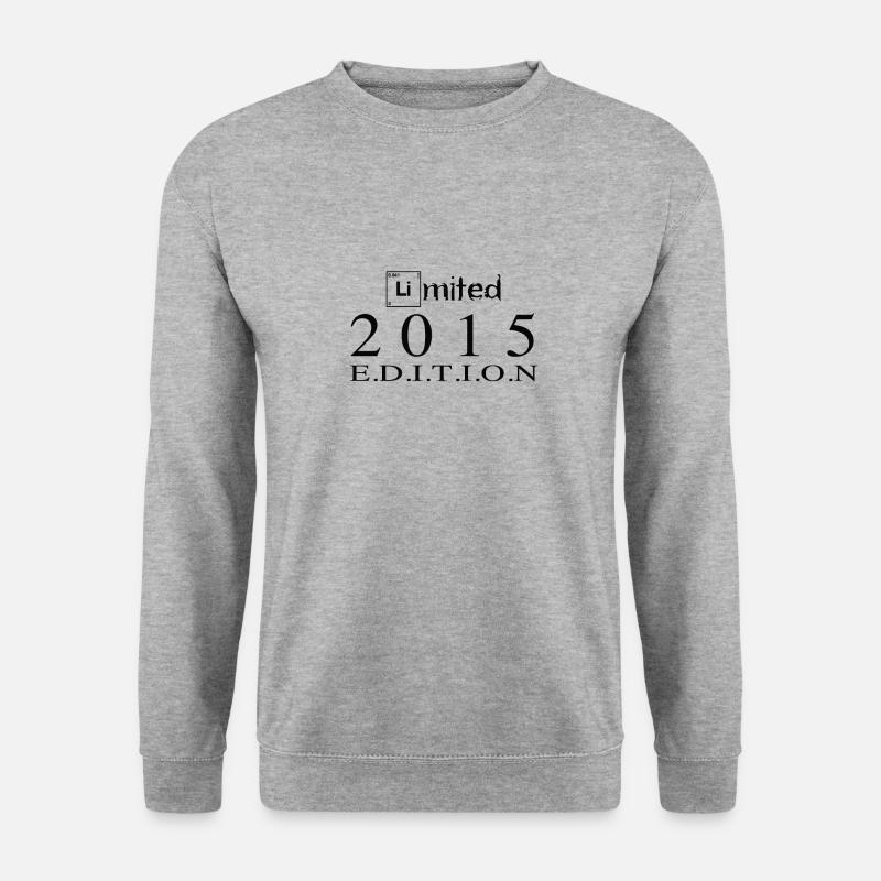 Limited Edition 2015 - Unisex Pullover - Weißgrau meliert