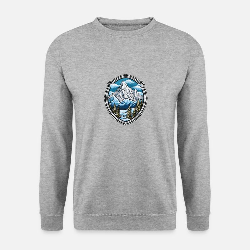 Mountains 2 - Unisex Sweatshirt - salt & pepper