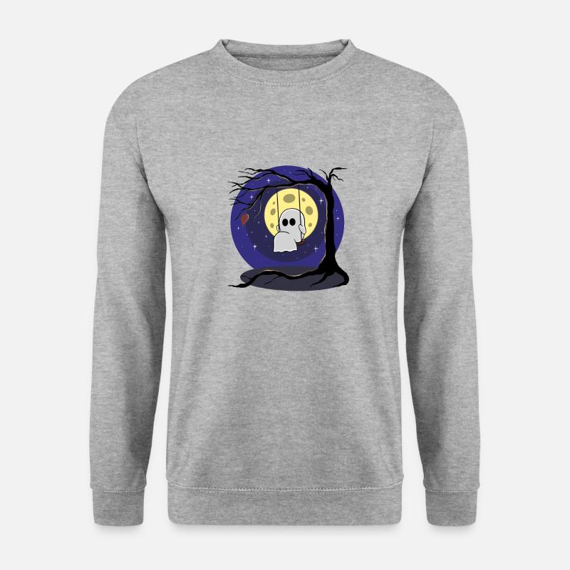Geisterschaukel - Unisex Pullover - Weißgrau meliert