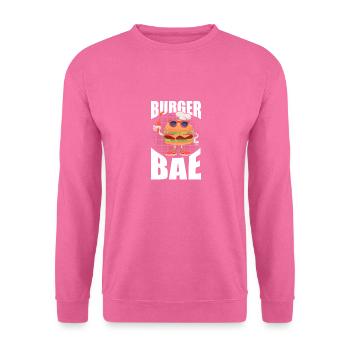 Burger Bae for all burger and - Unisex Sweatshirt - pink - Front