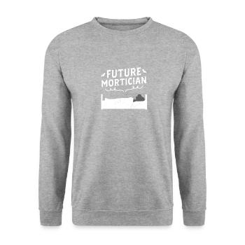 Futur entrepreneur de pompes funèbres - Sweat-shirt Unisexe - gris chiné - Devant - Alina (178cm) & Michal (187cm)