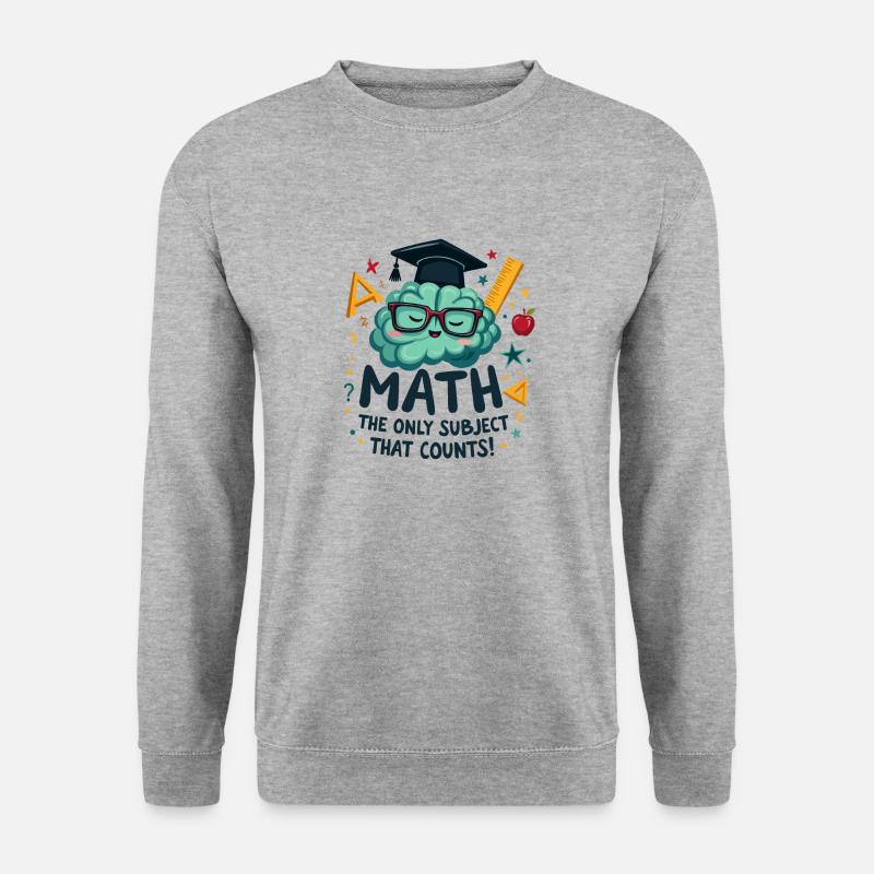 MATHEMATICS - Unisex Sweatshirt - salt & pepper
