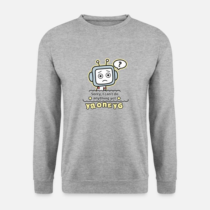 TUT MIR LEID - Unisex Pullover - Weißgrau meliert