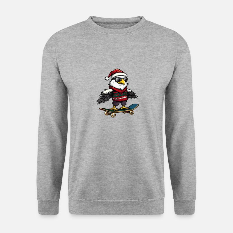 Eagle Christmas Funny - Unisex Sweatshirt - salt & pepper