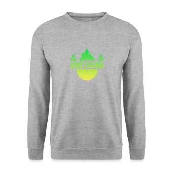 Gone Logging - Unisex Sweatshirt - salt & pepper - Front - Alina (178cm) & Michal (187cm)