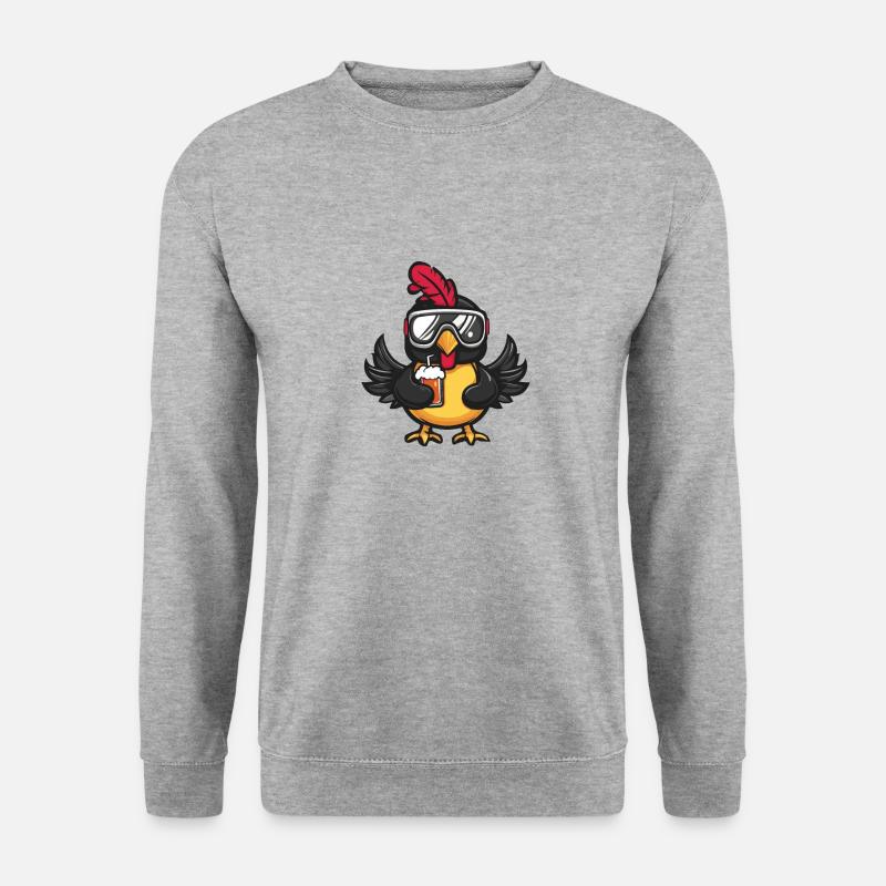 Turkey Ski Beer - Unisex Sweatshirt - salt & pepper